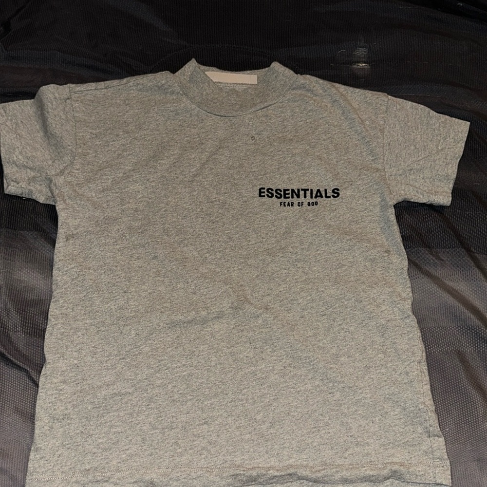 Kids grey Fear of God short sleeve shirt